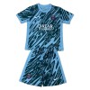 Original Trikotsatz Paris Saint-Germain Torwart 2024-25 Blaue Für Kinder